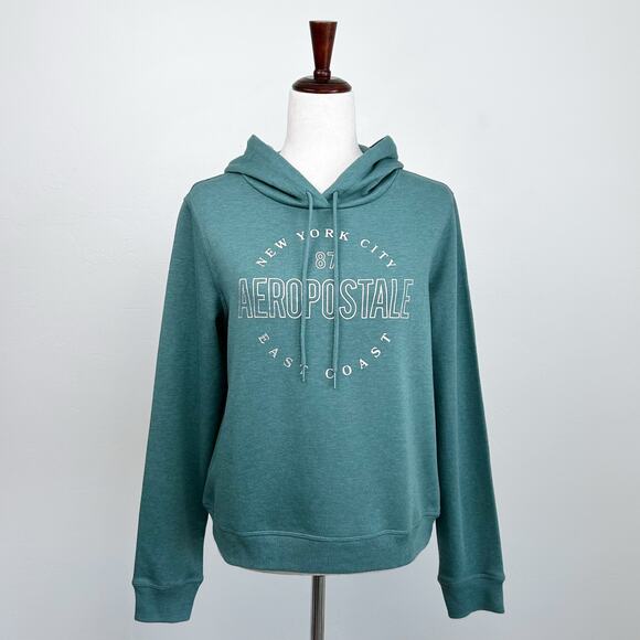 Aeropostale New York City Soft Fleece Hoodie Sweatshirt NWT - Picture 2 of 7